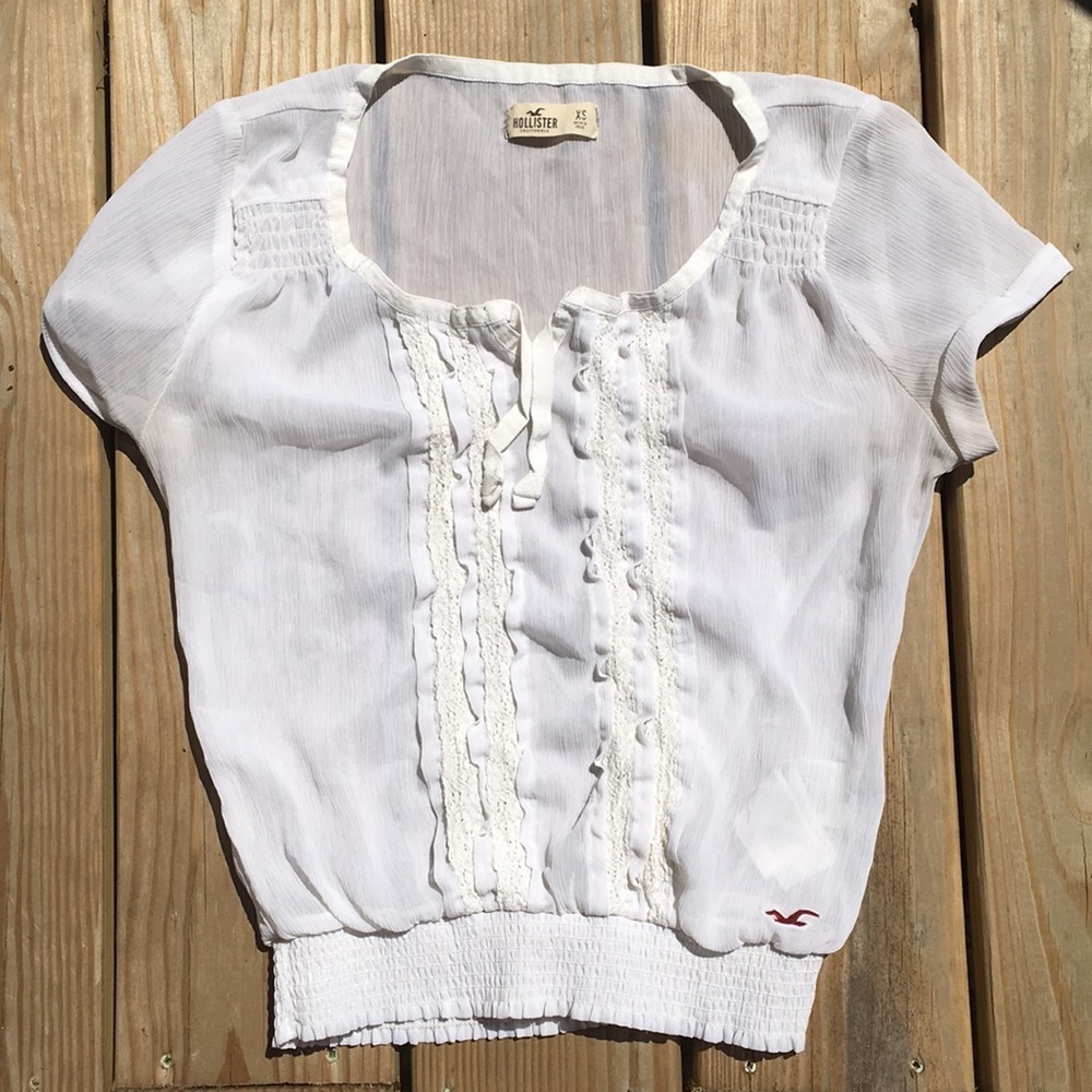 White Hollister Blouse